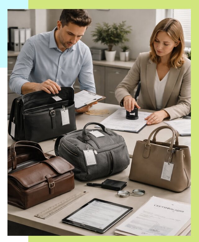 Сертификация сумок в Торжке от 7668 руб. | Алешин-Трж