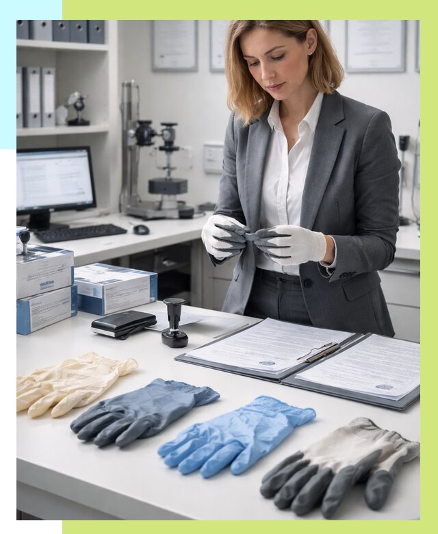 Сертификация перчаток в Торжке от 8690 р. | Алешин-Трж