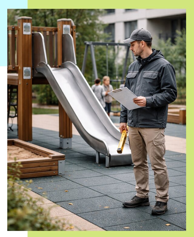 Сертификация детских площадок в Торжке от 25560 р. | Алешин-Трж