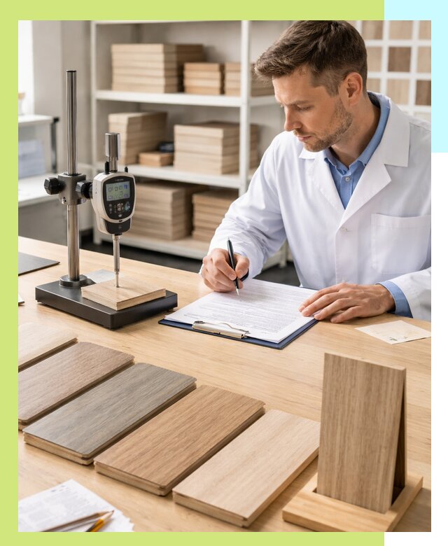 Сертификация ламината с испытаниями и оформлением документов в Торжке