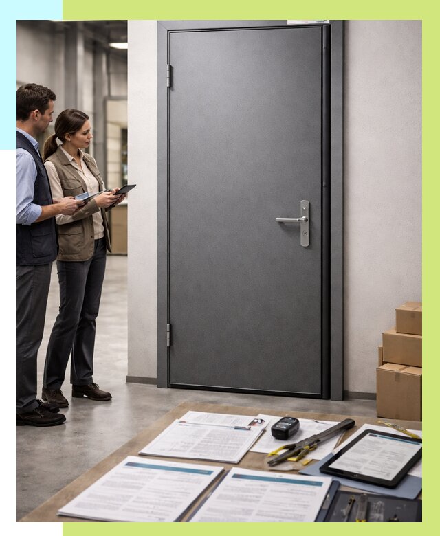 Сертификация противопожарных дверей в Торжке от 9202 р. | Алешин-Трж