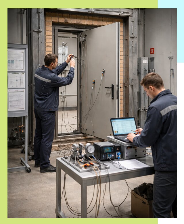 Сертификация противопожарных дверей в Торжке по ГОСТ и ТР