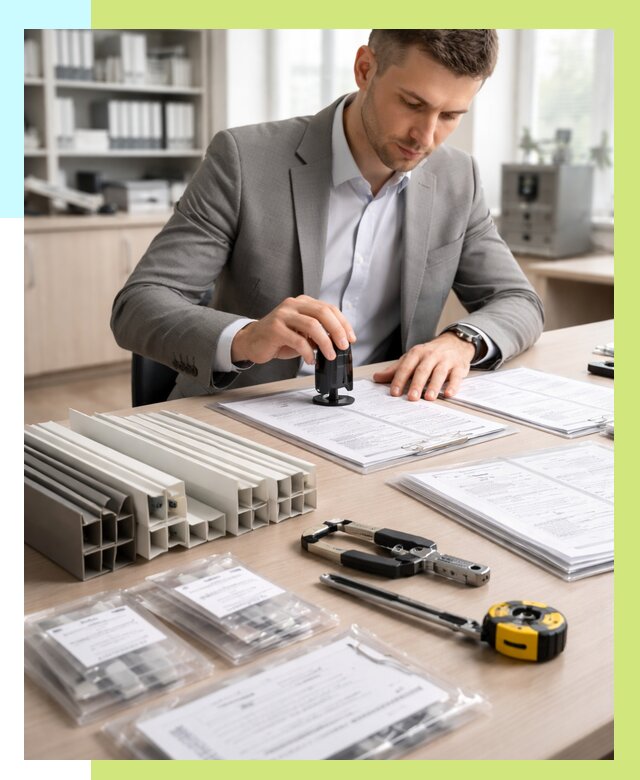 Сертификация ПВХ продукции в Торжке от 8690 р., Алешин-Трж