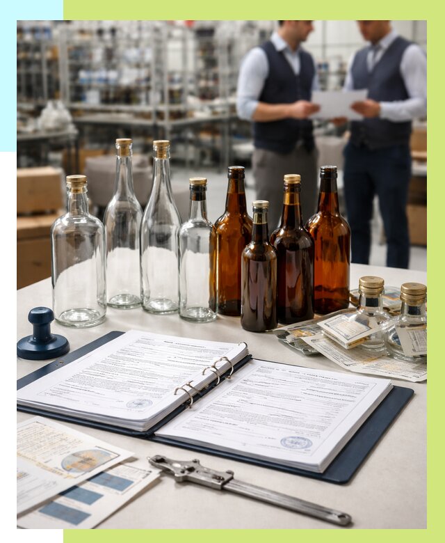 Сертификация стеклянных бутылок в Торжке от 25560 р. | Алешин-Трж