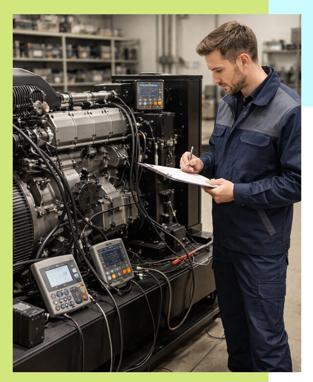 Сертификация дизельных генераторов и их оборудования в Торжке
