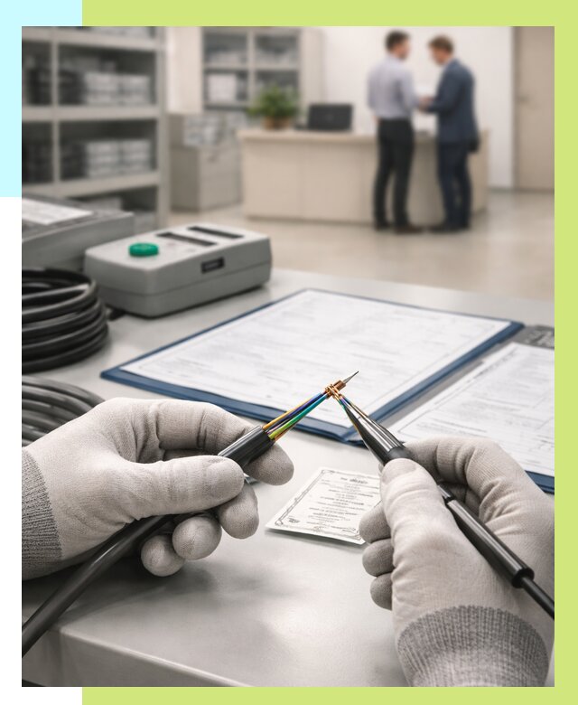 Сертификация провода в Торжке от 18403 р. в Алешин-Трж