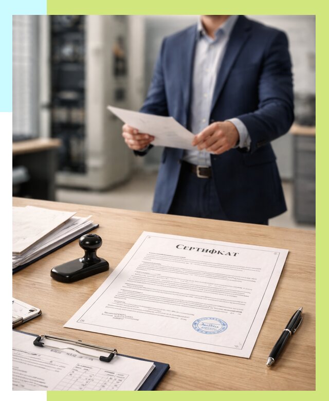 Сертификат на оборудование в Торжке от 15336 р. | Алешин-Трж