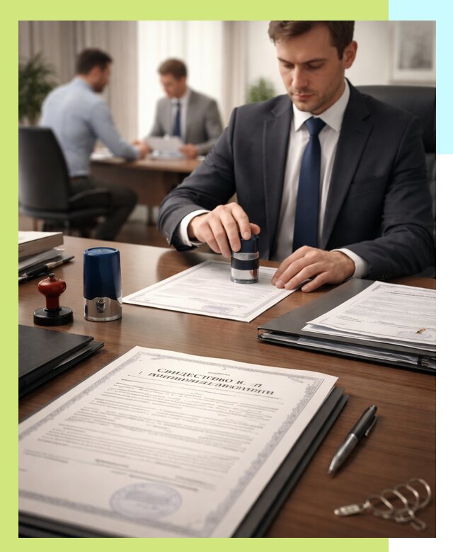 Оформление свидетельства о государственной регистрации в Торжке