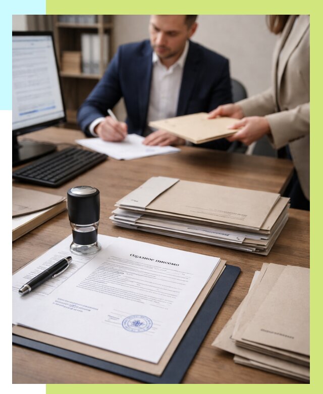 Отказное письмо для таможни в Торжке от 3067 р, Алешин-Трж